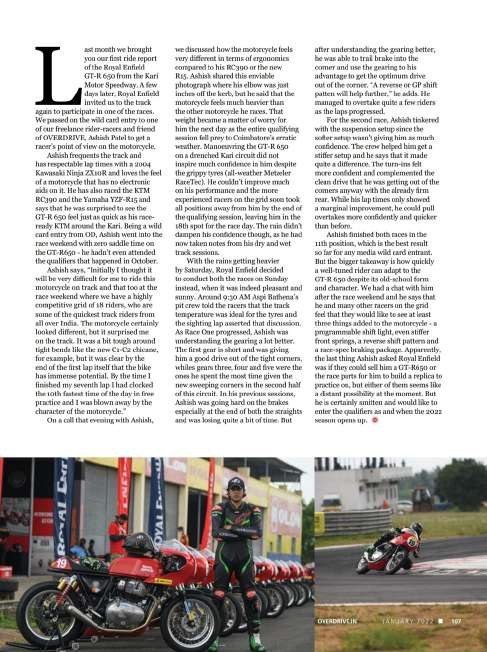 LONG-FORM RIDER FEATURE
